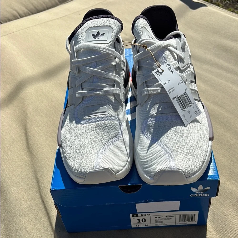 Adidas Men's NMD-1 White Sneakers. NWT - Picture 1 of 3